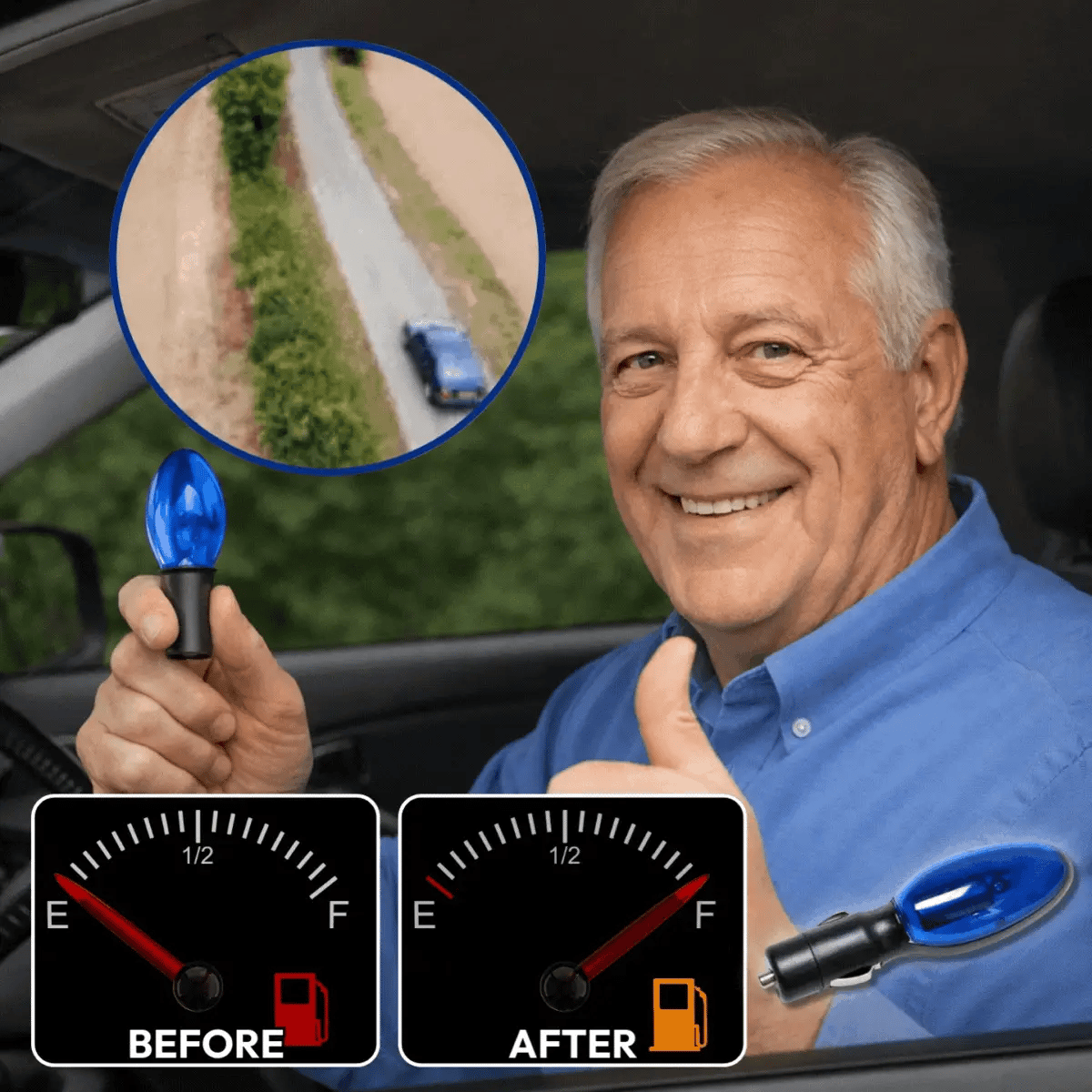 🚗 2026 New Upgrade FuelShark Fuel Sync Device – Automotive Gas Saver for Cars & Trucks, Spill Saver